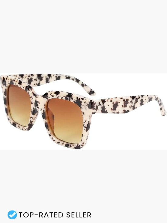 Vintage Square Sunglasses Butterfly Gradient UV400 Protection Non-Polarized main image 5